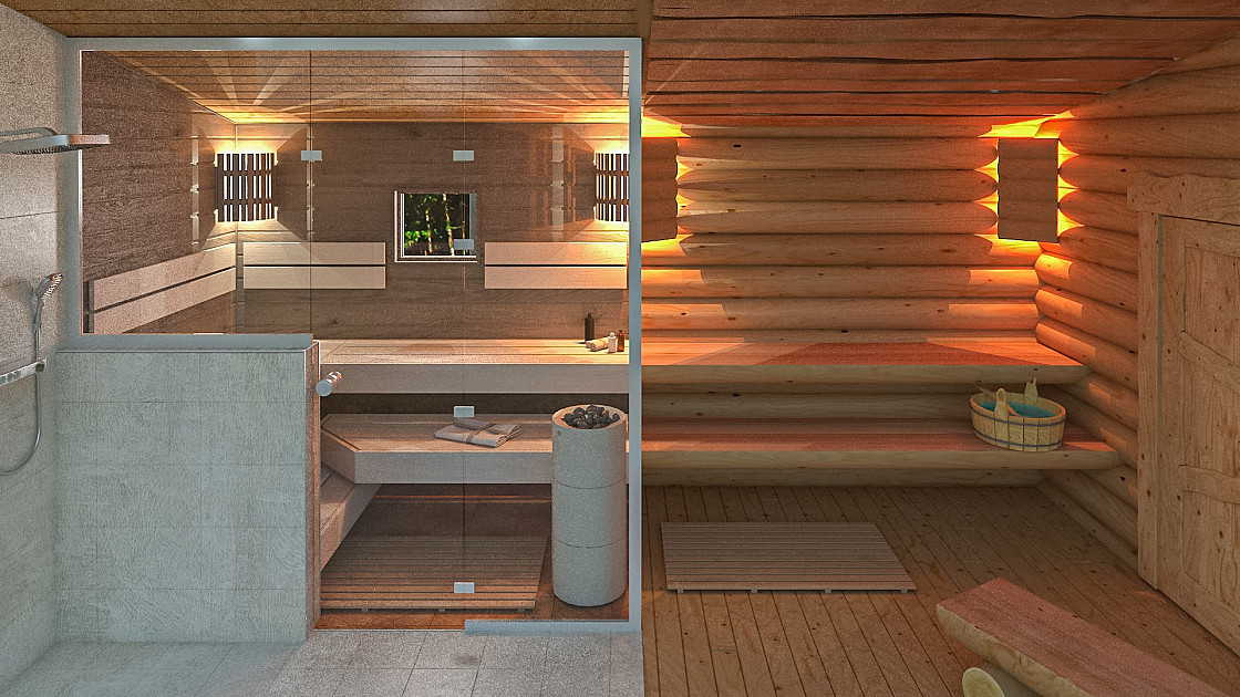 Традиционная русская баня против современной