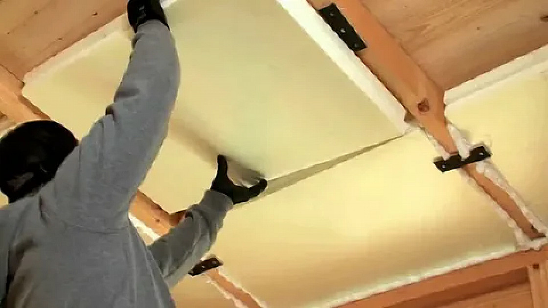 Статья блога: Как утеплять потолок пенопластом