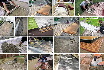 Укладка тротуарной плитки: пошаговая инструкция