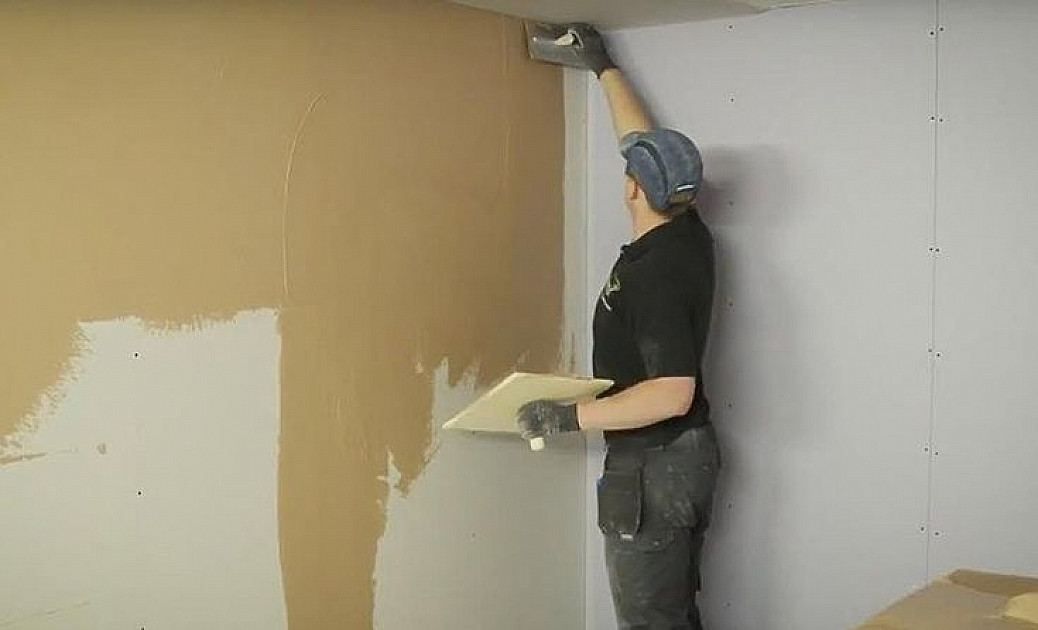 Как правильно шпаклевать стены из гипсокартона под обои