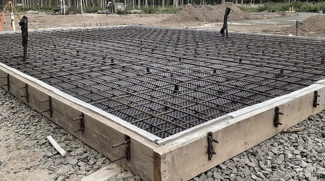 Заливка фундамента-плиты краткое руководство