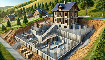 Как правильно спланировать и построить дом на склоне