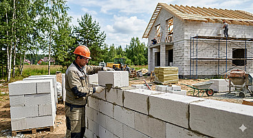 Строительство домов из газобетона: честные плюсы, минусы и особенности материала