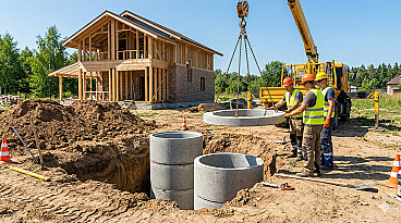 Септик из бетонных колец своими руками: это легко и надежно