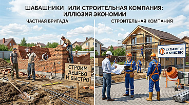 Шабашники или строительная компания: иллюзия экономии